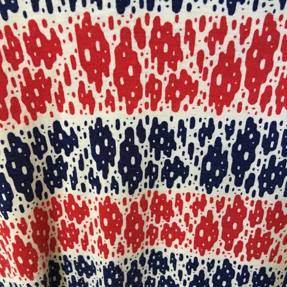 LuLaRoe Red, White, & Blue Maxi Skirt - Picture 13 of 13